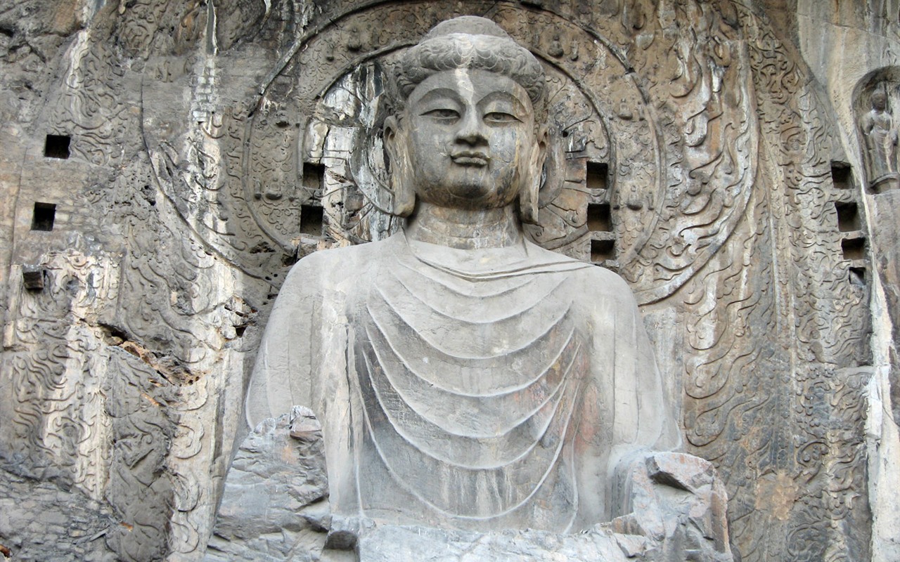 Luoyang, Longmen Grottoes Wallpaper #36 - 1280x800