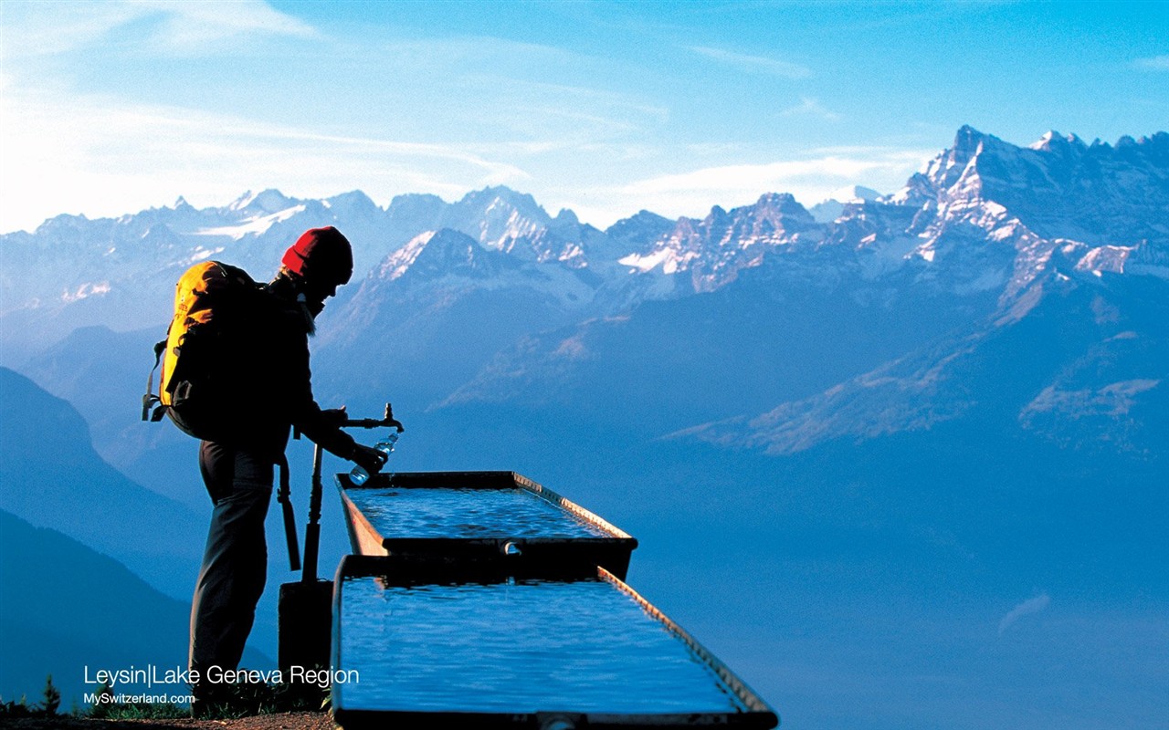 スイスの壁紙夏の観光スポット #6 - 1280x800