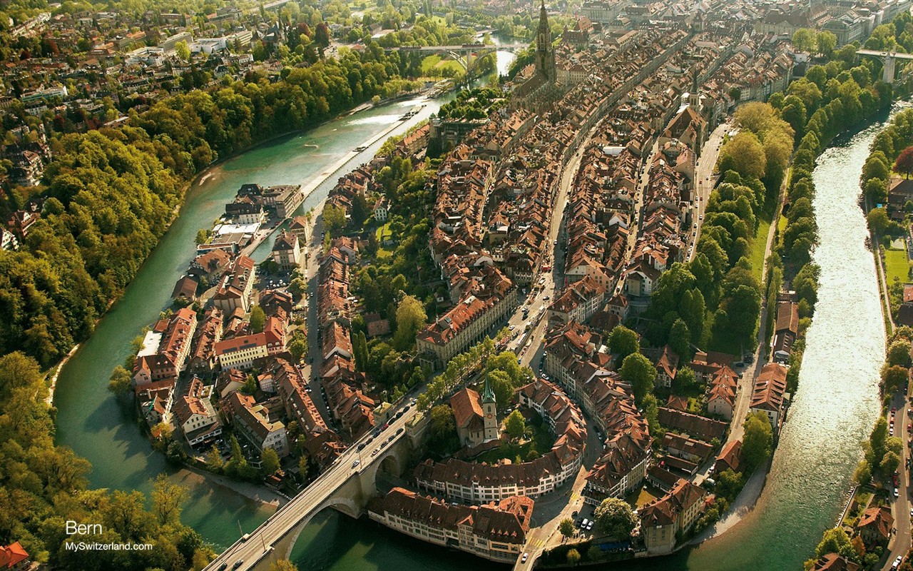 Suiza fondos de escritorio de lugares de interés turístico de verano #8 - 1280x800