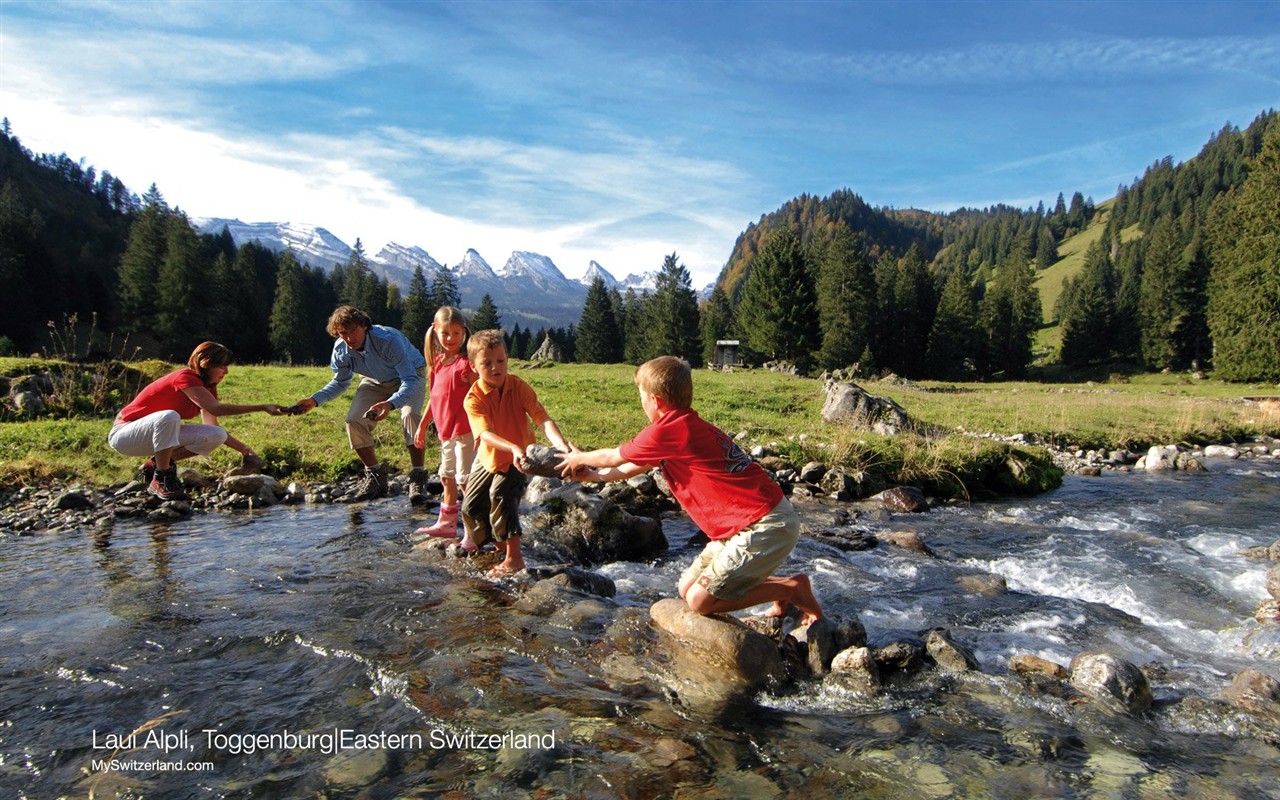 Suiza fondos de escritorio de lugares de interés turístico de verano #17 - 1280x800