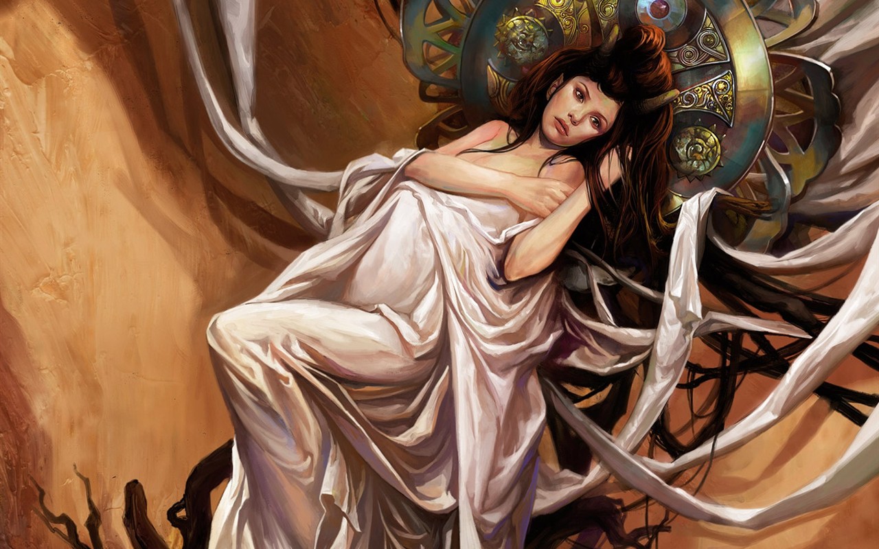 CG Illustration Fantasy Wallpaper Frauen #14 - 1280x800