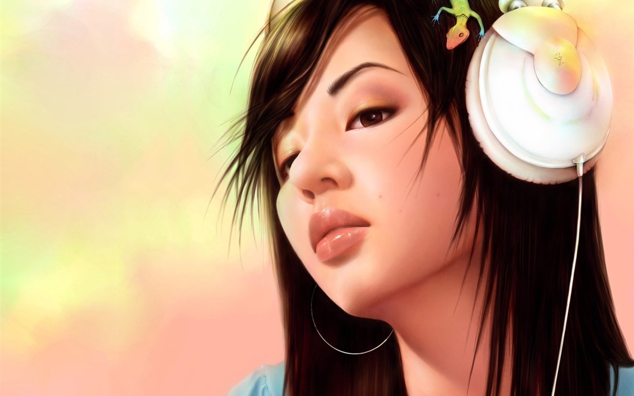 CG Illustration Fantasy Wallpaper Frauen #15 - 1280x800