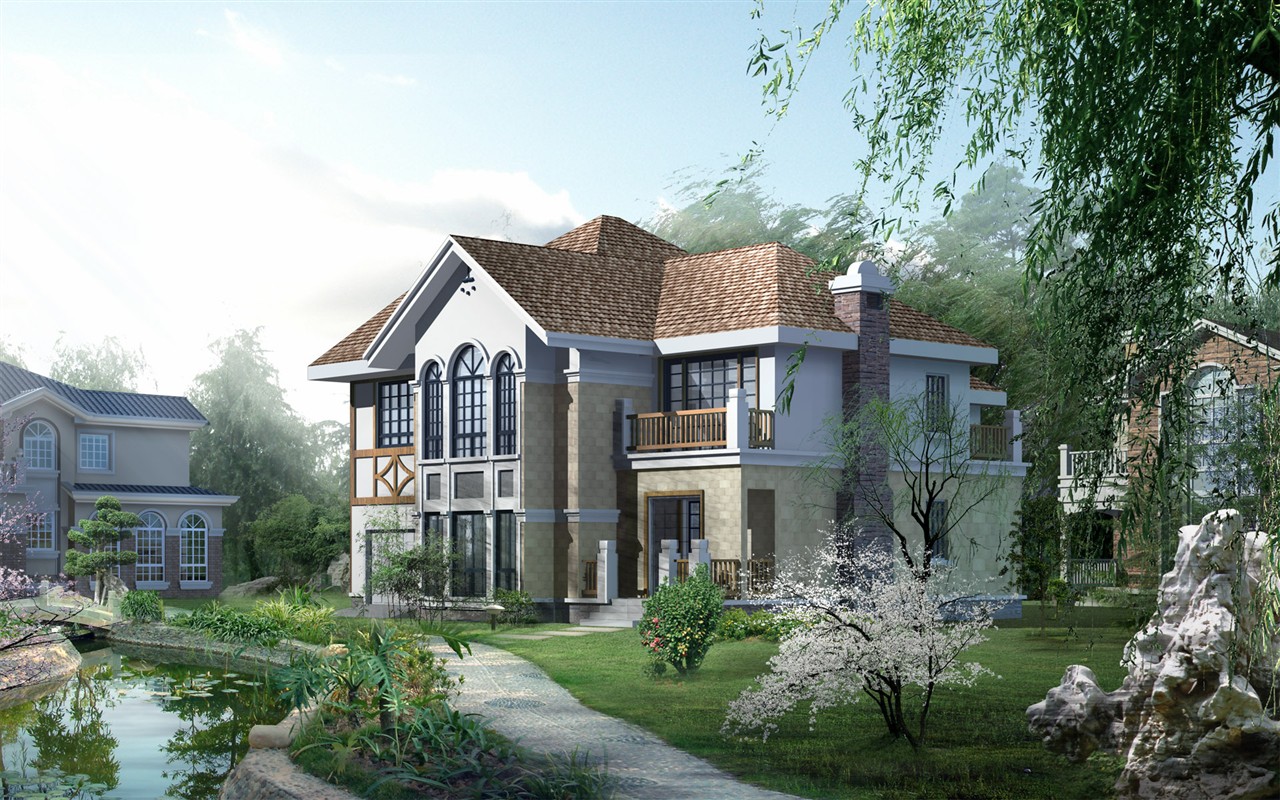 Vliv krajiny na plochu HD architektury #1 - 1280x800