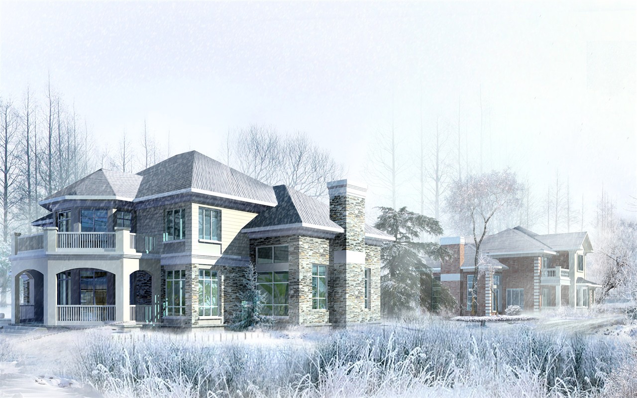Vliv krajiny na plochu HD architektury #2 - 1280x800