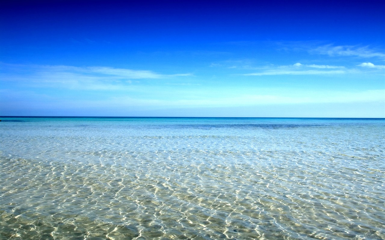 The beautiful seaside scenery HD Wallpapers #8 - 1280x800