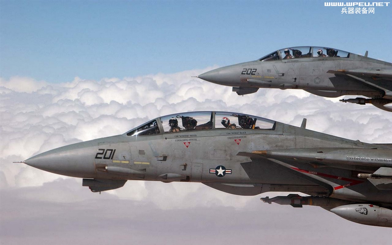 U. S. Navy F14 Tomcat bojovník #13 - 1280x800