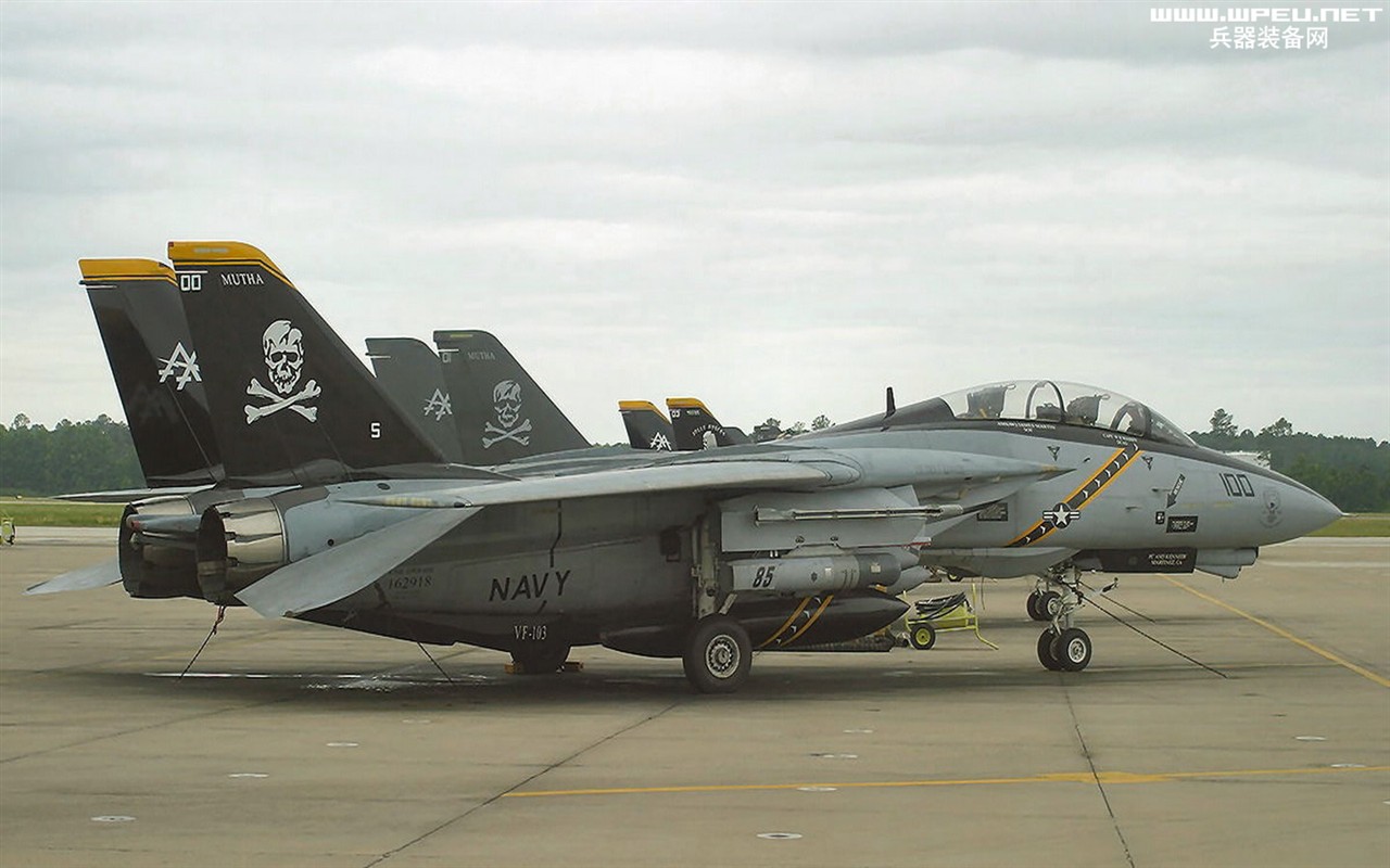U. S. Navy F14 Tomcat bojovník #15 - 1280x800