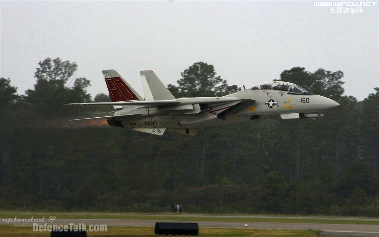 U. S. Navy F14 Tomcat bojovník #17 - 1280x800