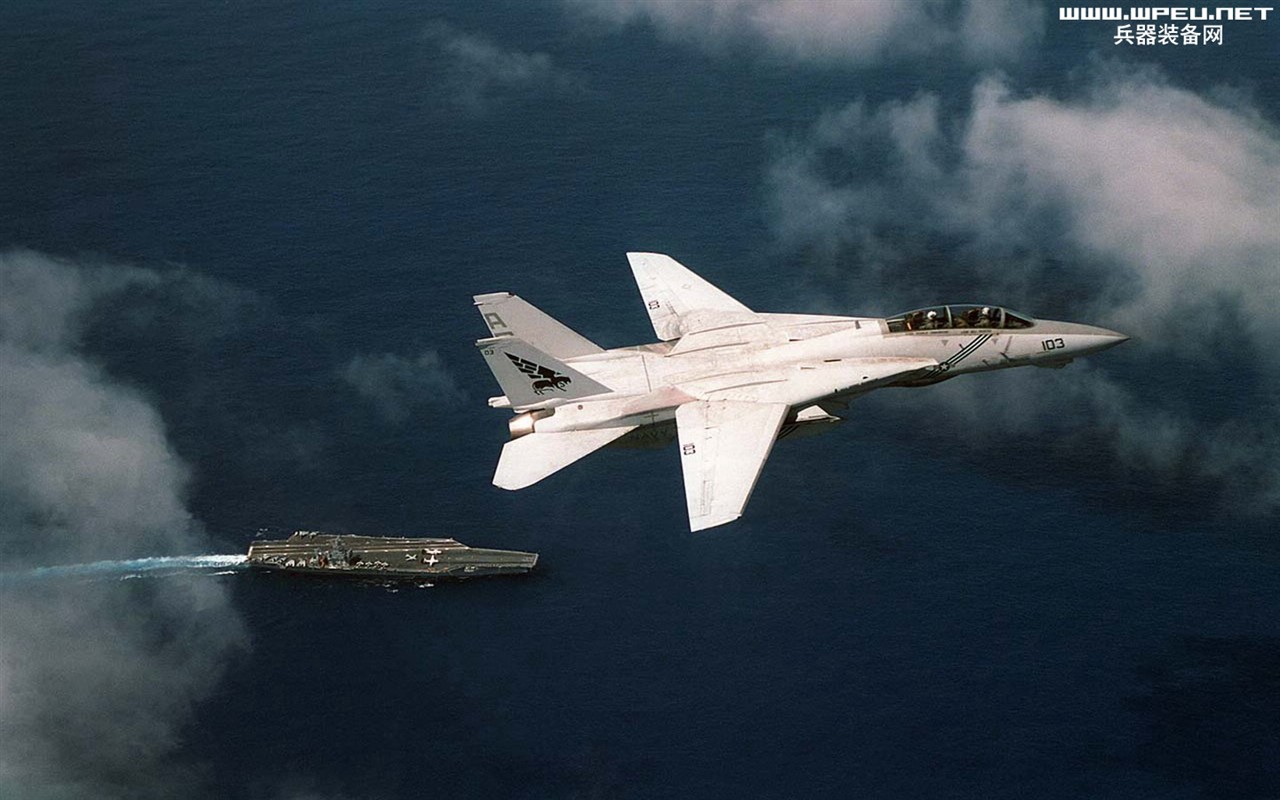 U. S. Navy F14 Tomcat bojovník #22 - 1280x800