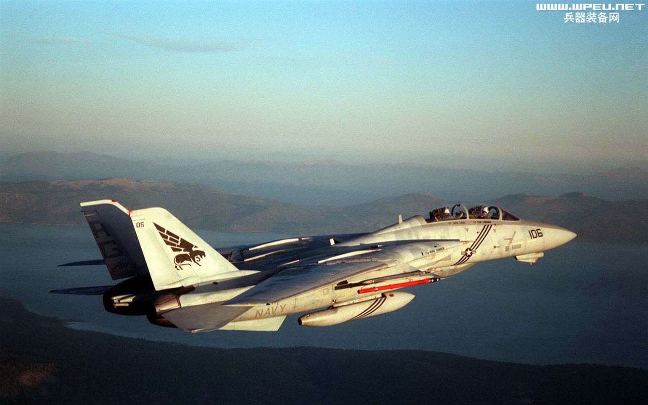 U.S. Navy F14 Tomcat fighter #26 - 1280x800