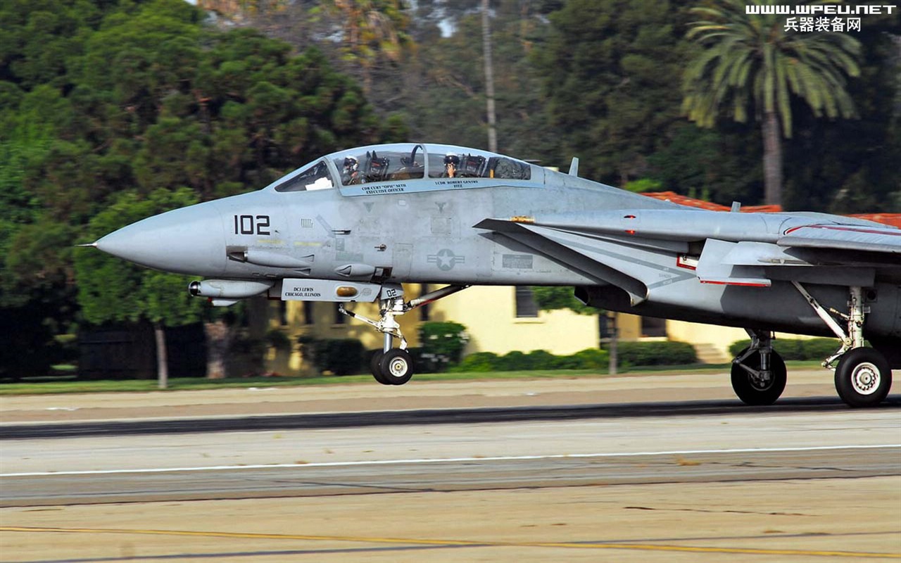 U.S. Navy F14 Tomcat fighter #35 - 1280x800