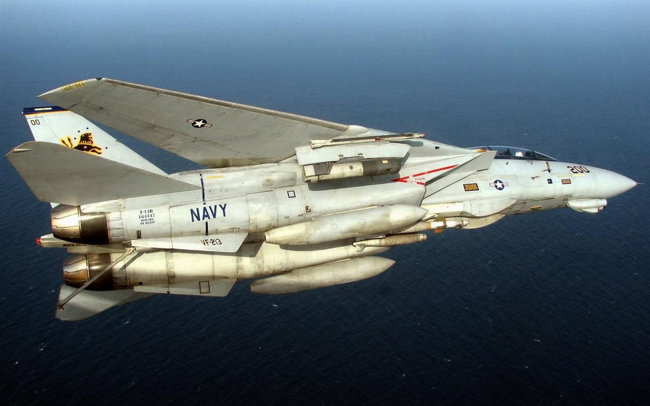 U. S. Navy F14 Tomcat Kämpfer #37 - 1280x800