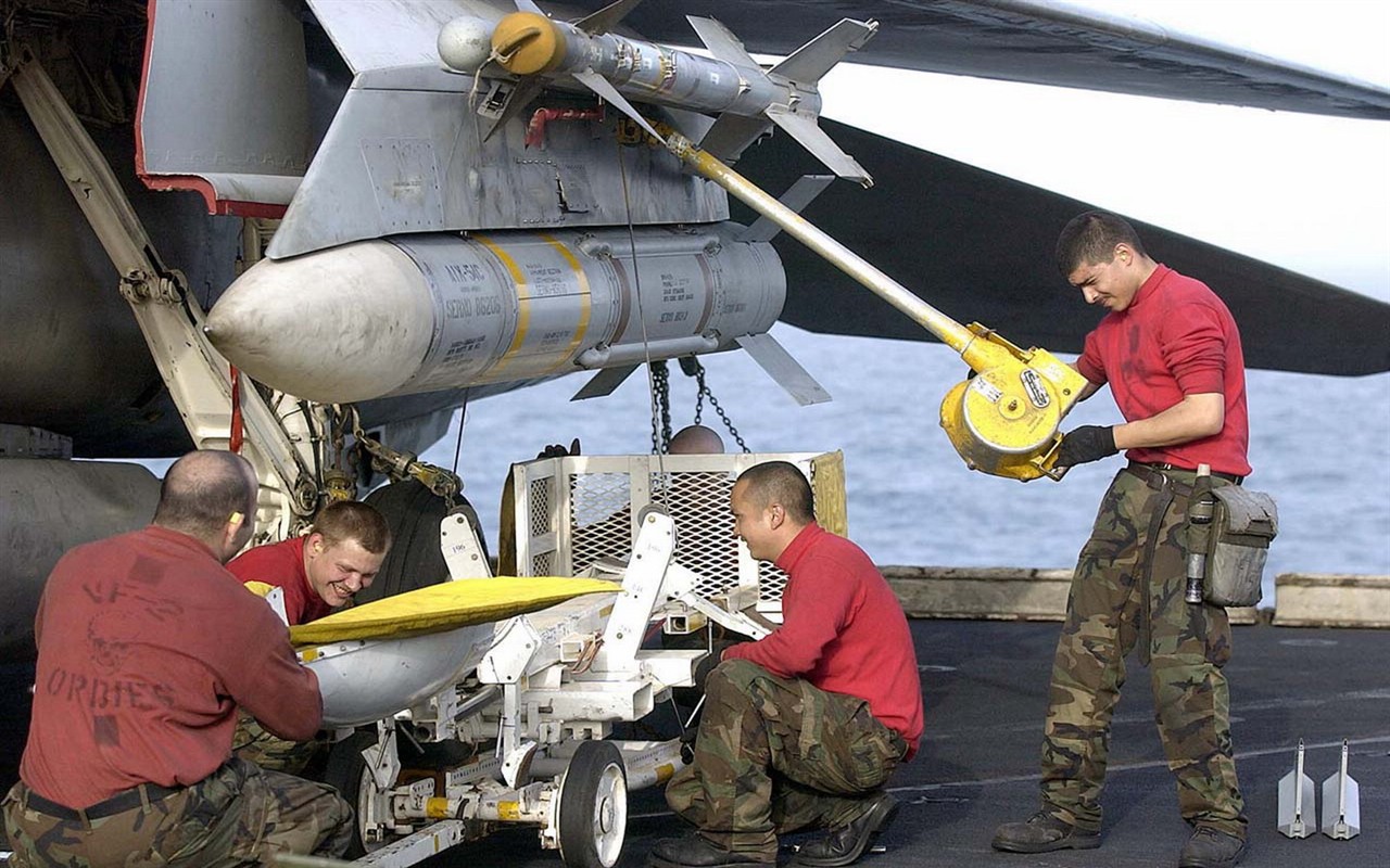 ВМС США истребителя F14 Tomcat #42 - 1280x800