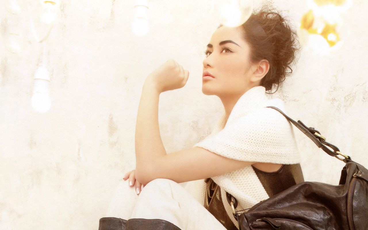 Supermodelka Qu Ying Tapety #8 - 1280x800