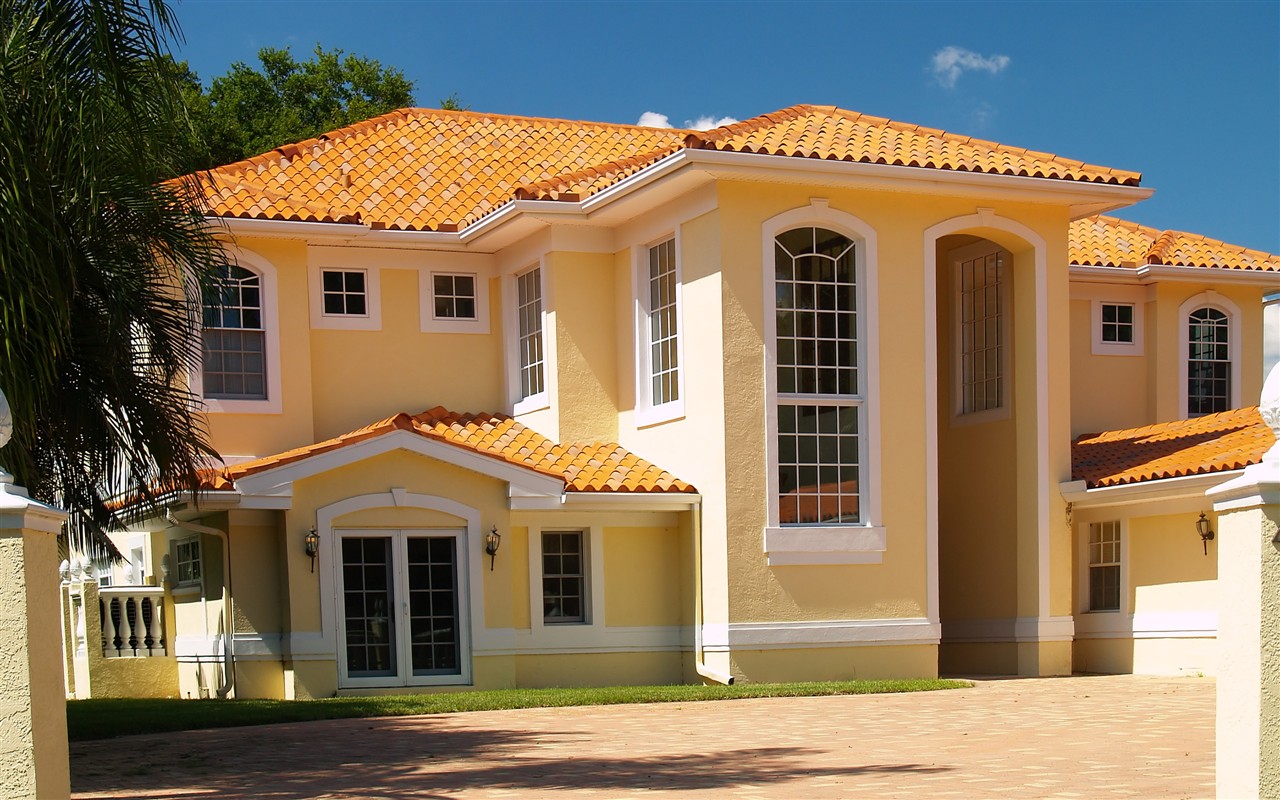 Evropě a Spojených státech Villa HD Tapety na plochu #18 - 1280x800