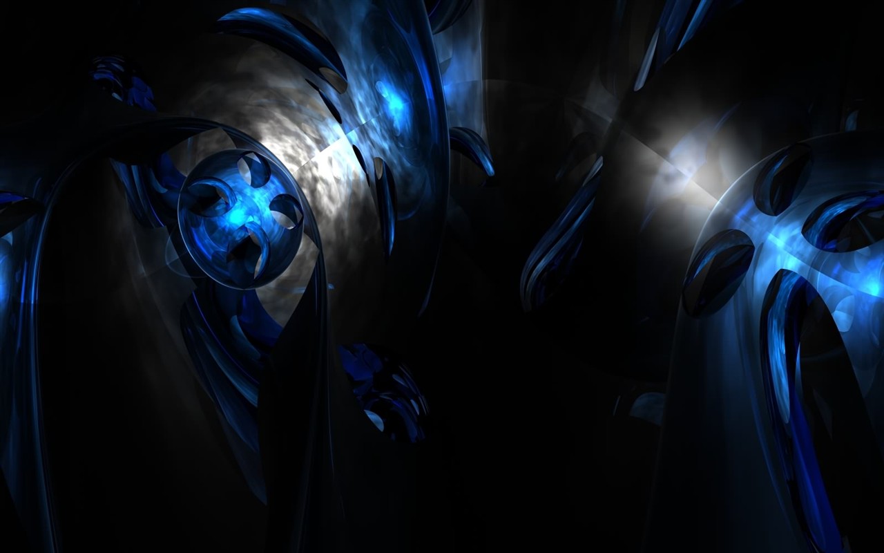 非主流黑色主題壁紙 #36 - 1280x800