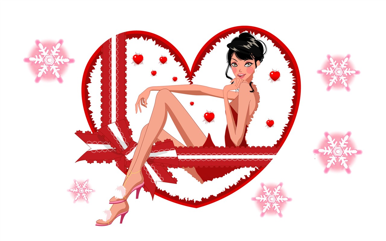 Christmas illustration wallpaper MM #12 - 1280x800