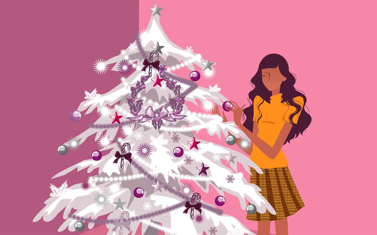 Christmas Wallpaper illustration MM #18 - 1280x800