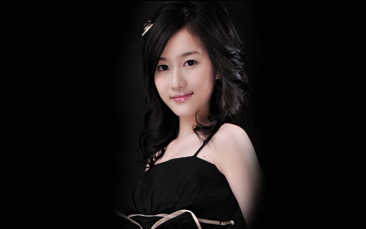 Liu Mei-obsahující tapety Happy dívka #1 - 1280x800