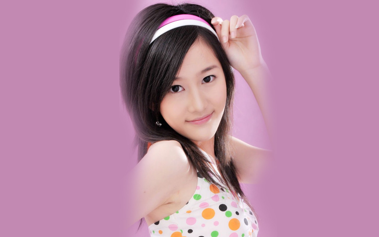 Liu Mei-containing wallpaper Happy Girl #3 - 1280x800