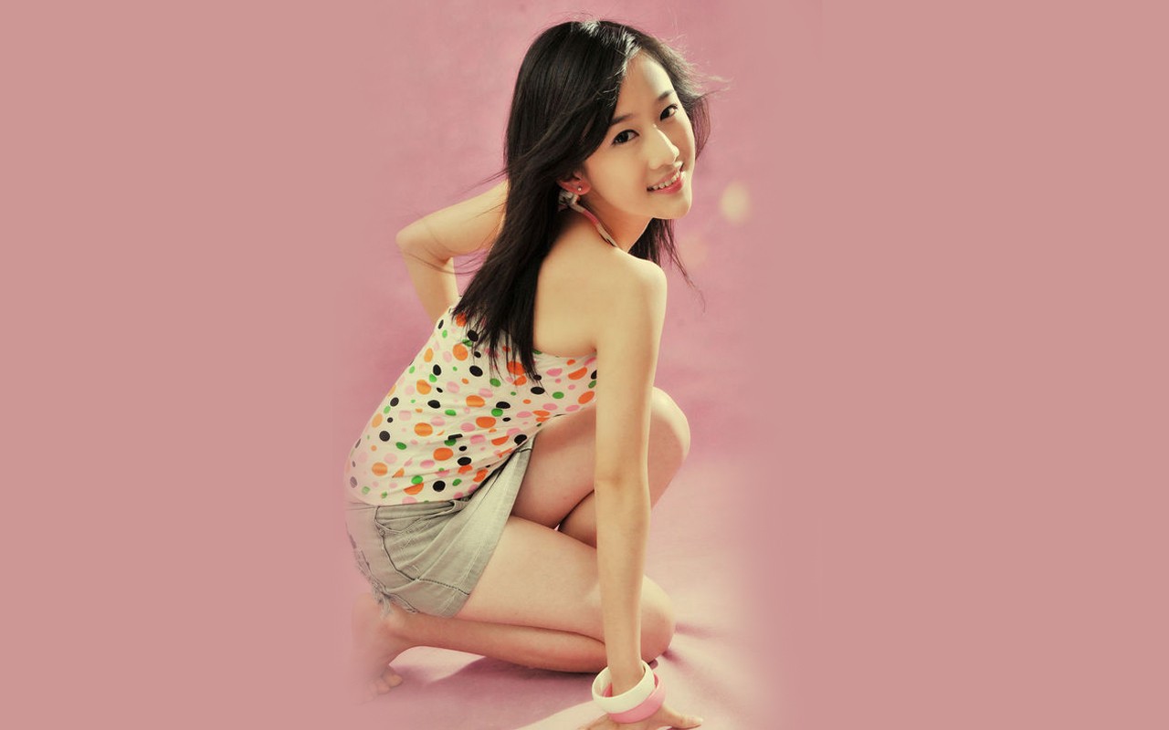Liu Mei-containing wallpaper Happy Girl #6 - 1280x800