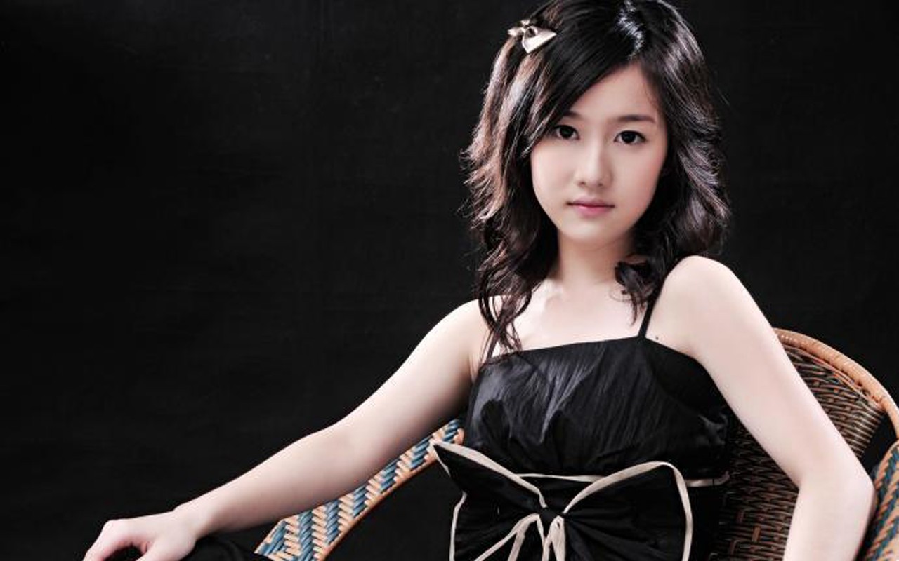 Liu Mei-obsahující tapety Happy dívka #7 - 1280x800