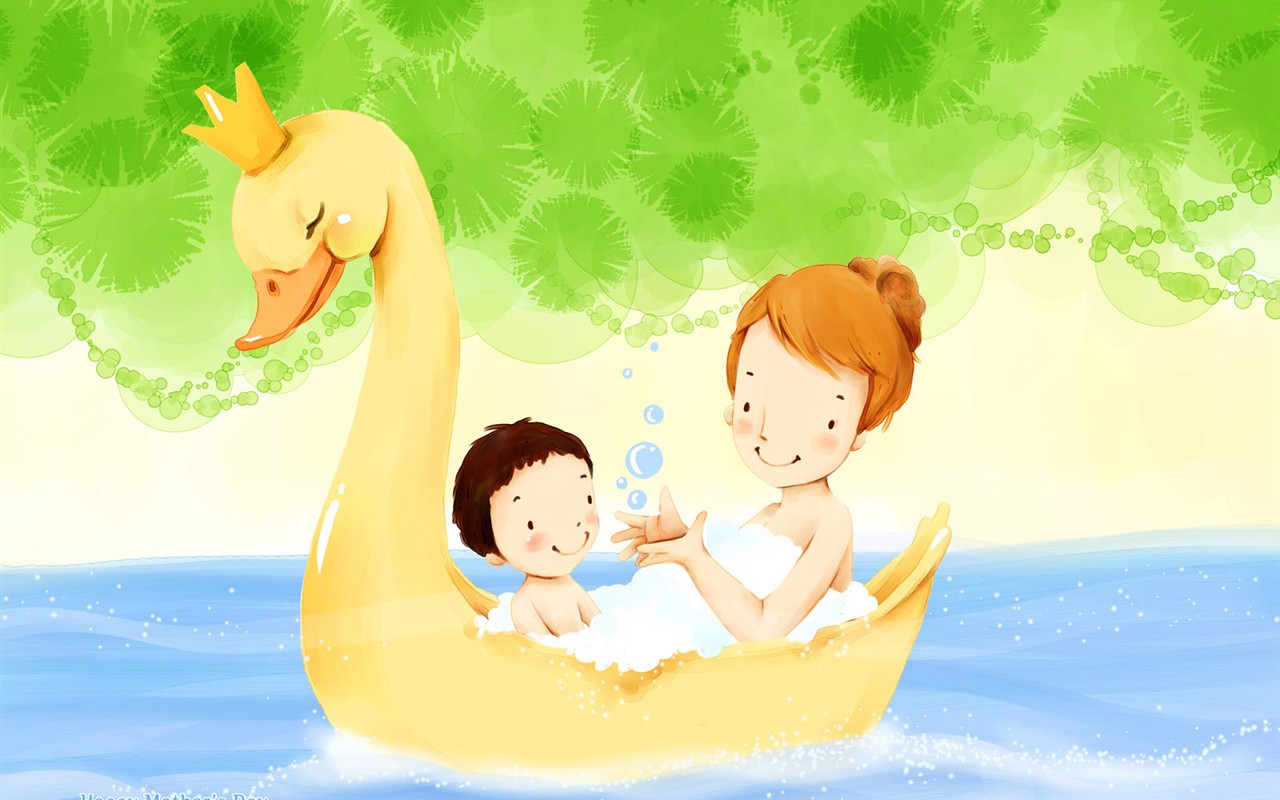 Mother's Day Thema des südkoreanischen Illustrator Tapete #9 - 1280x800
