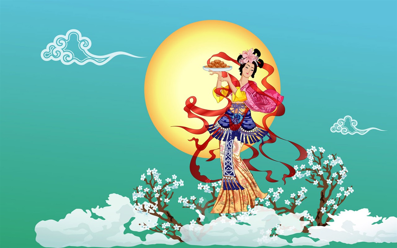 Mid-Autumn Festival Moon beautiful wallpaper #5 - 1280x800