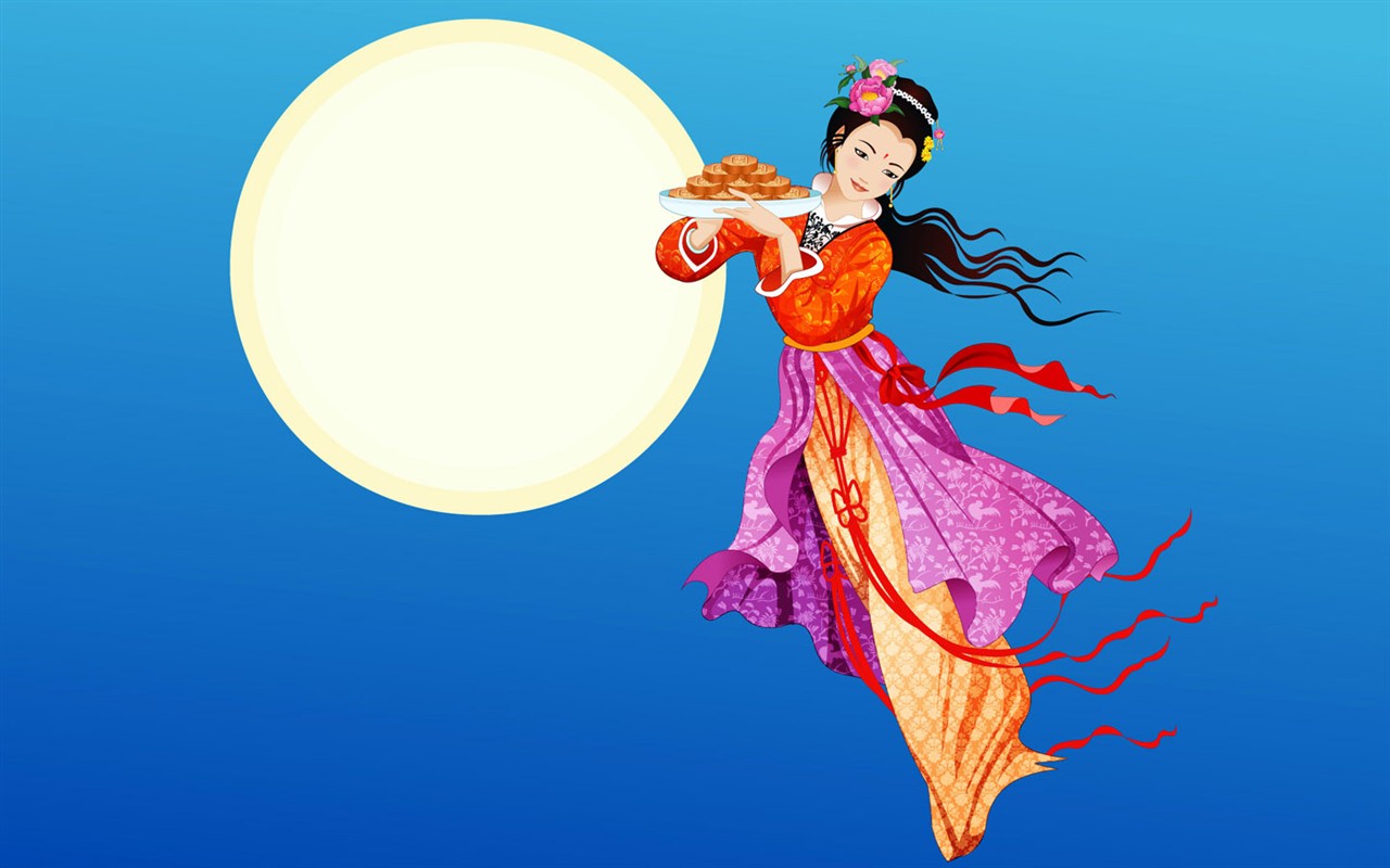 Střední-festival podzimu Měsíc krásnou tapetu #16 - 1280x800