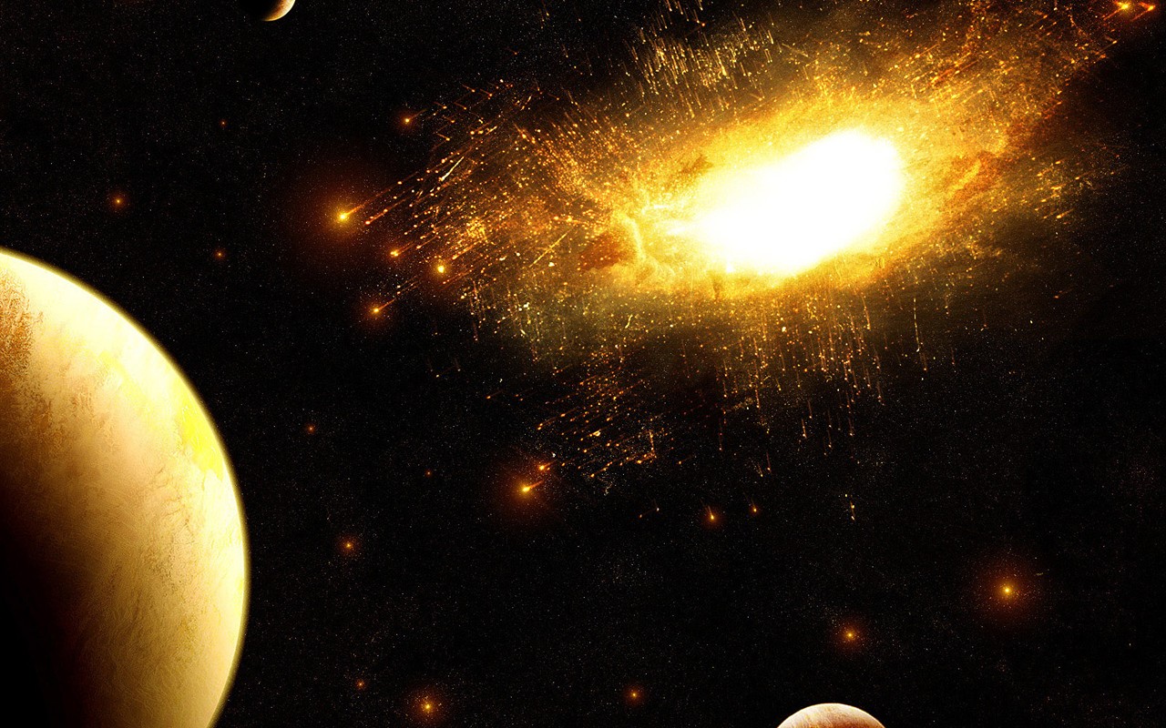 Space landscape wallpaper album (2) #9 - 1280x800