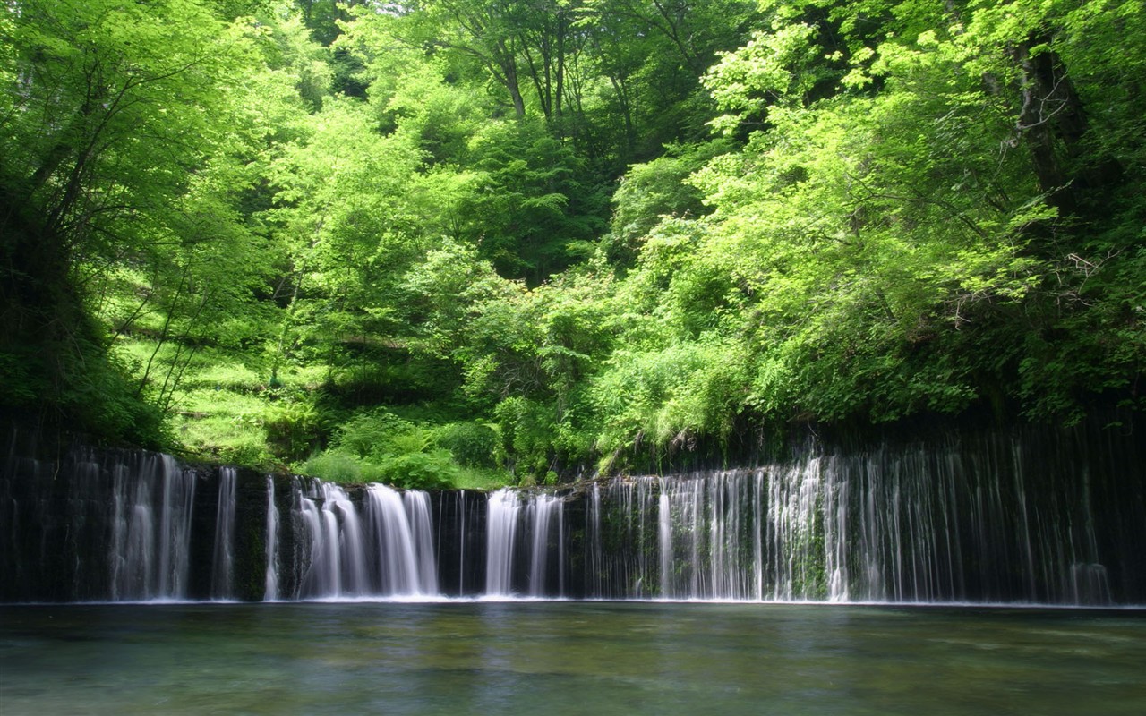 일본 자연 경관 배경 화면 #8 - 1280x800