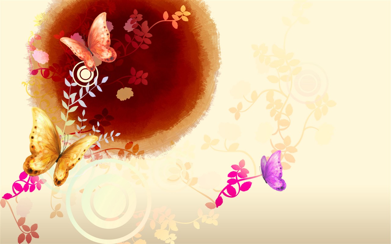 Aura encre colorant wallpaper art #9 - 1280x800