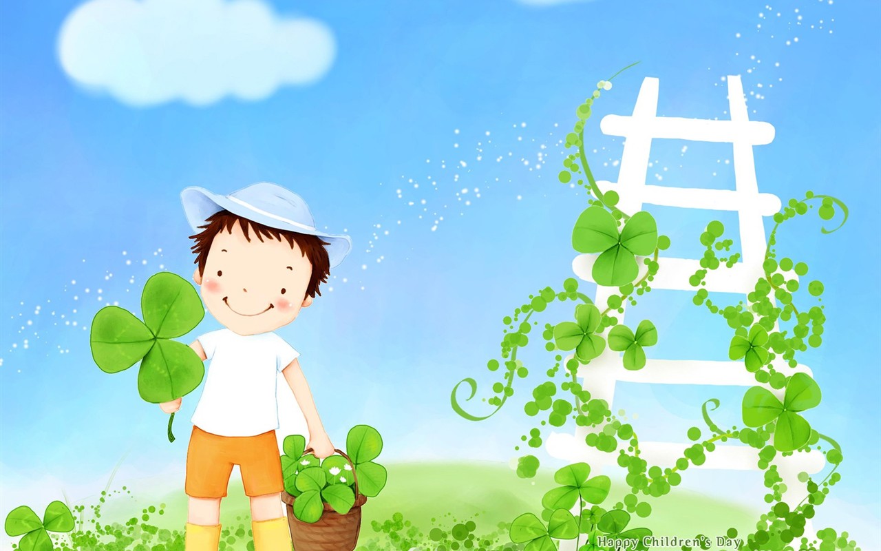 兒童節可愛插畫壁紙 #1 - 1280x800