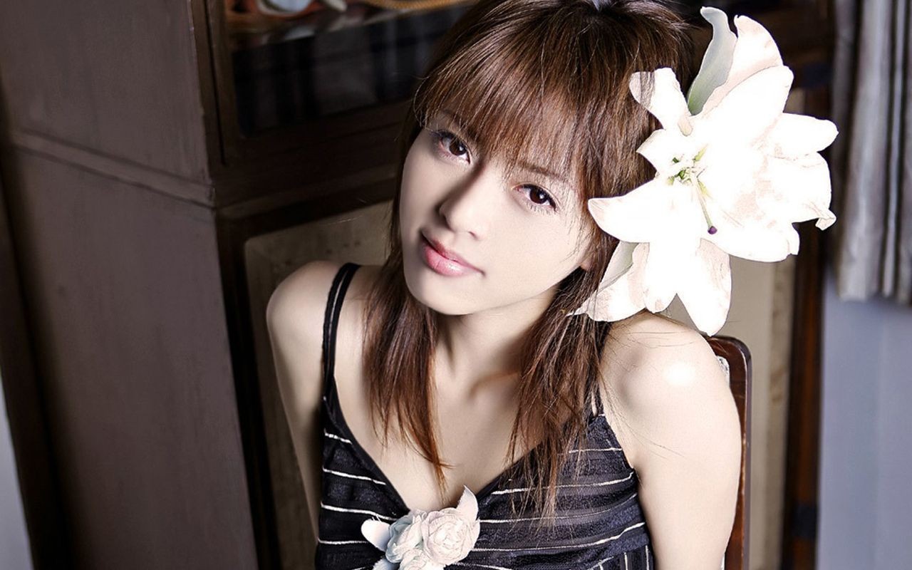 日本美女釋由美子壁紙 #12 - 1280x800