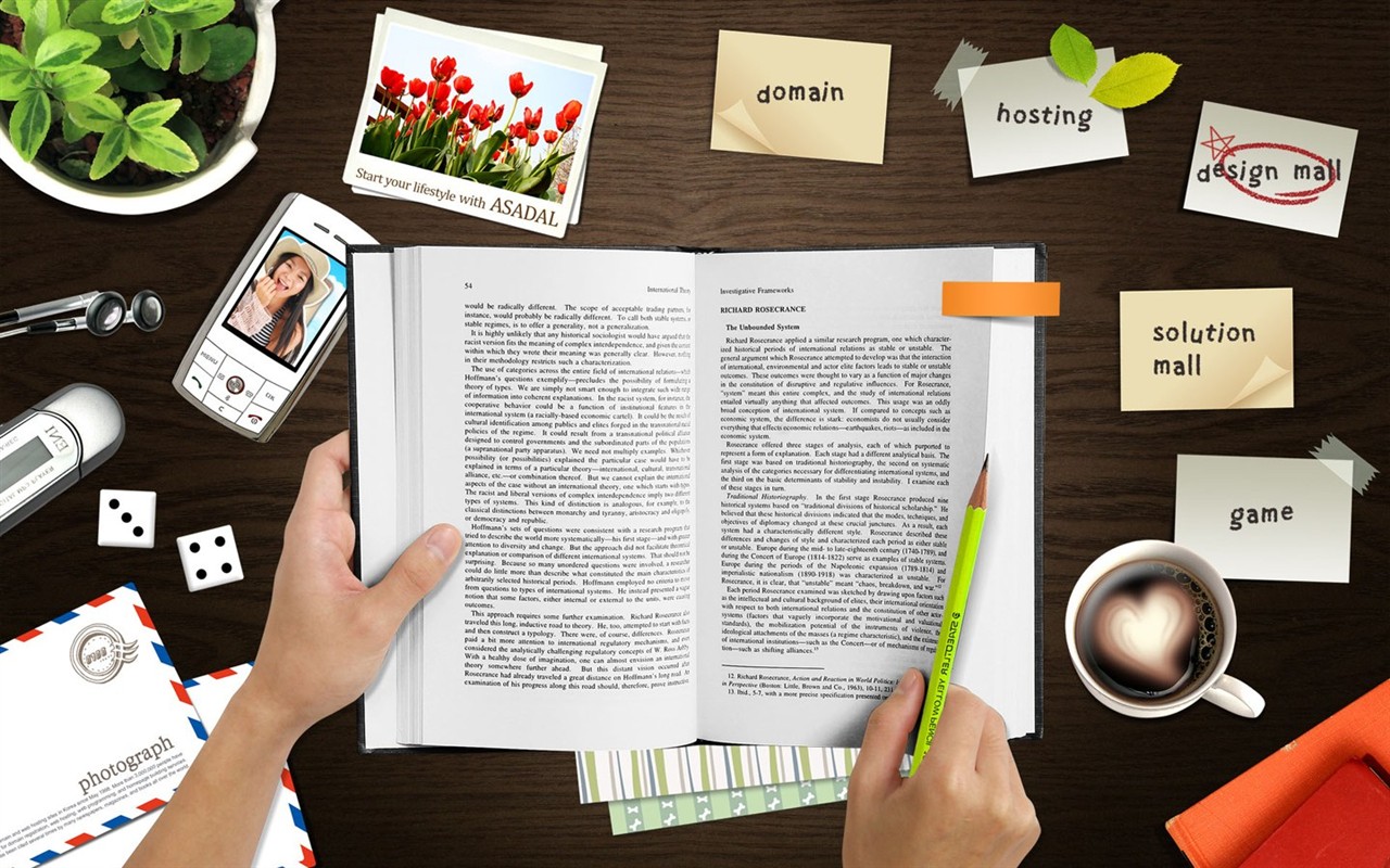 Fun office and living wallpaper (1) #12 - 1280x800