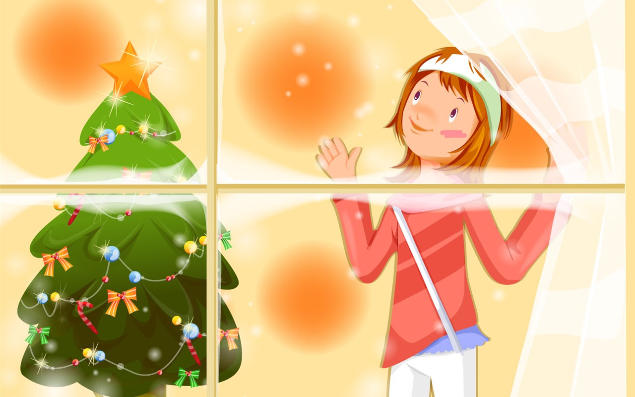 Christmas Winter Wallpaper chapter of Vector #27 - 1280x800