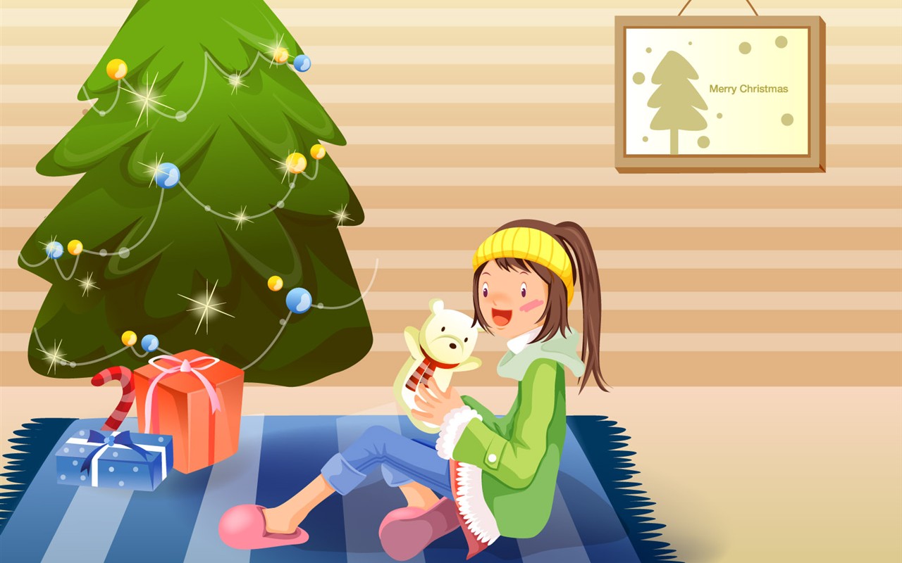 Christmas Winter Wallpaper chapter of Vector #28 - 1280x800