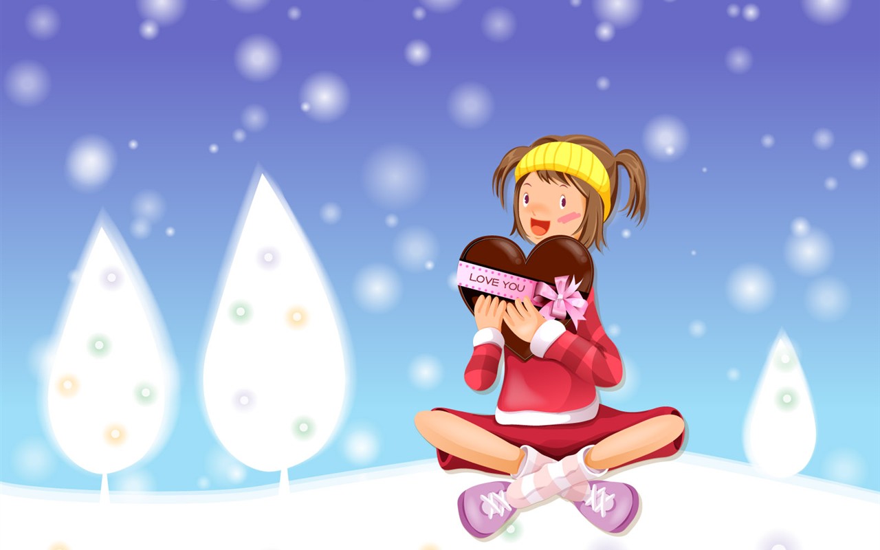 Christmas Winter Wallpaper chapter of Vector #37 - 1280x800