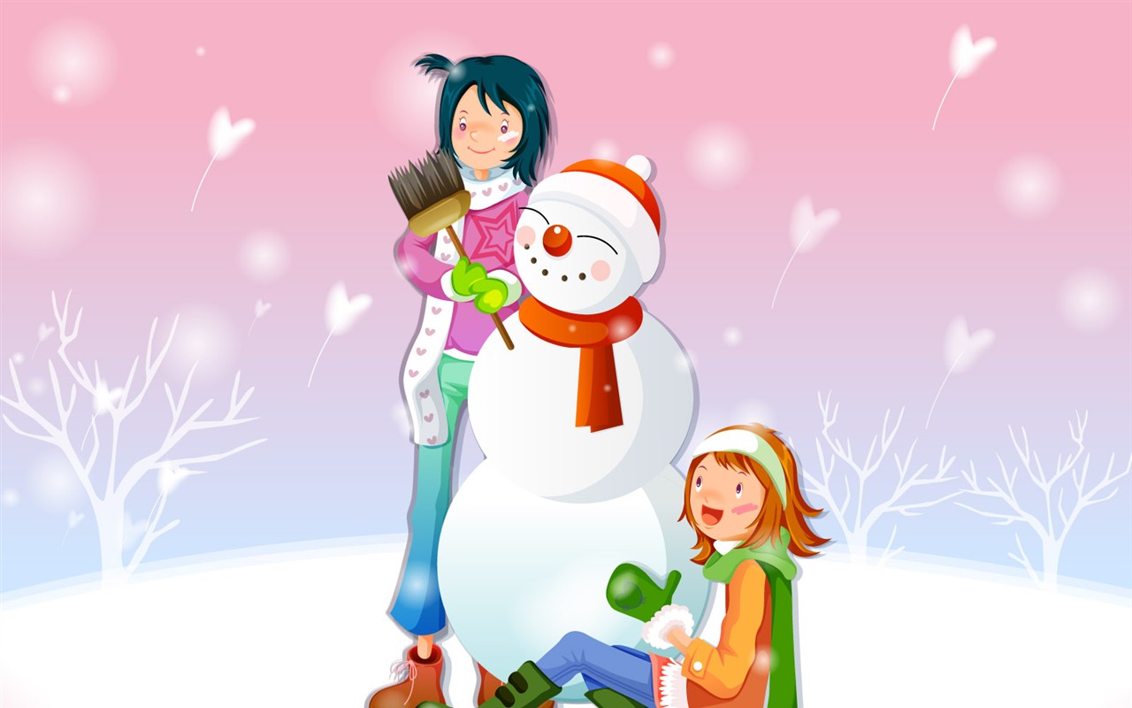 Christmas Winter Wallpaper chapter of Vector #38 - 1280x800