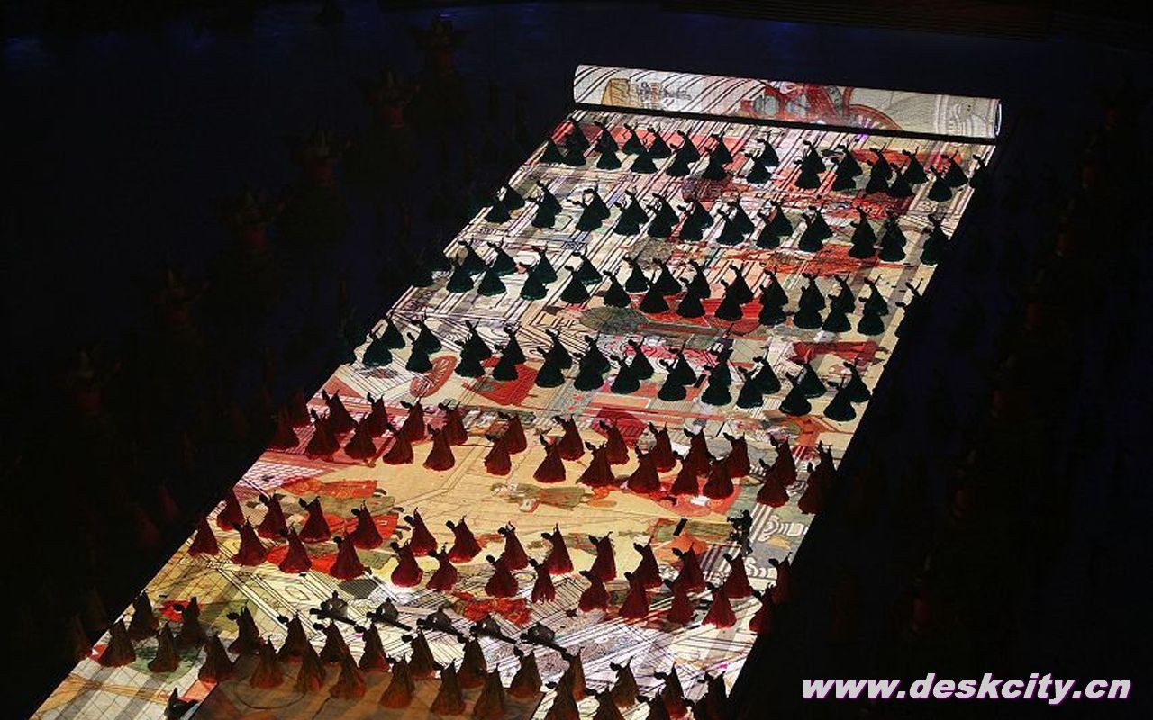  2008年の北京オリンピック式の壁紙を開く #43 - 1280x800