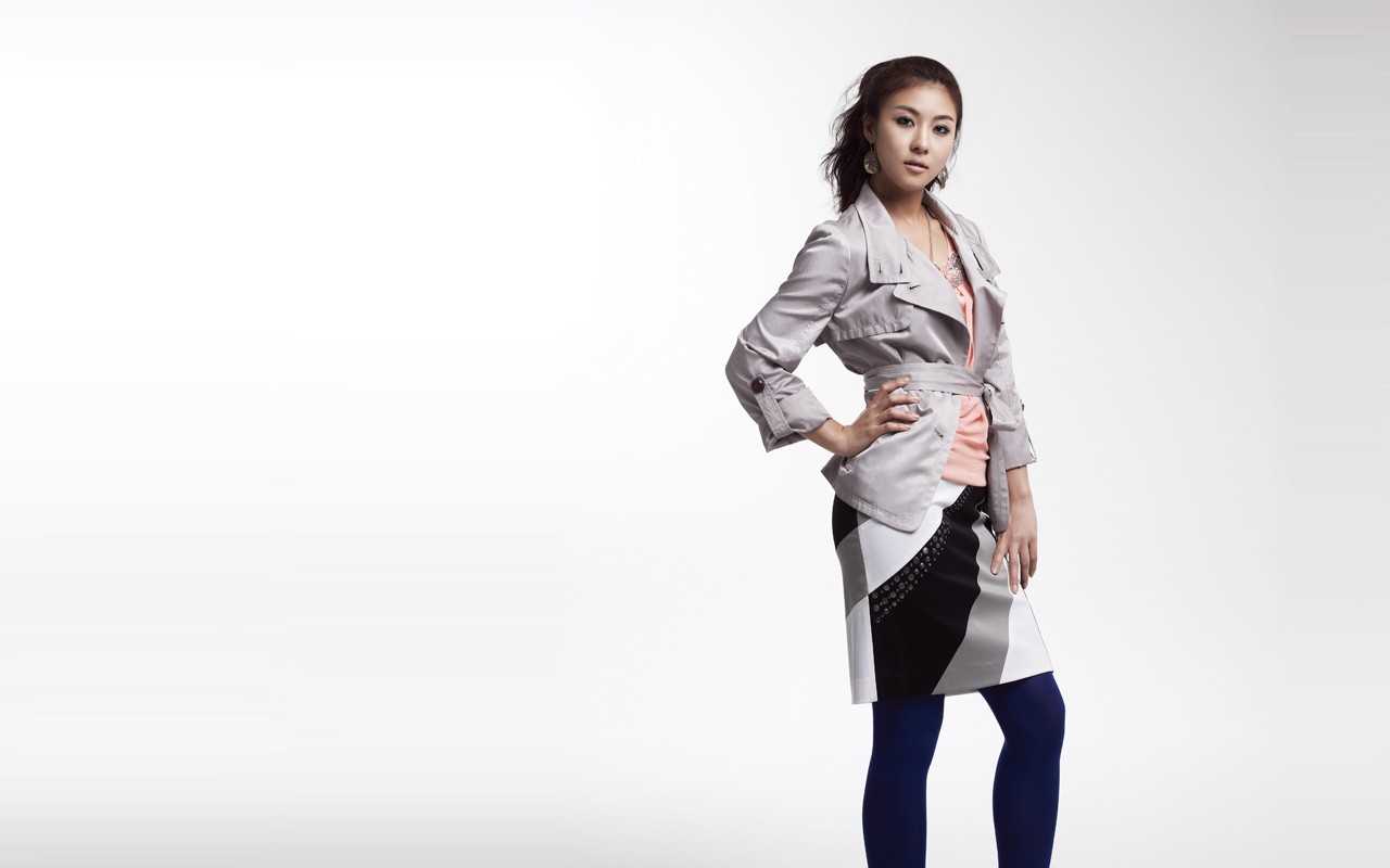 South Korean beauty model wallpaper #17 - 1280x800