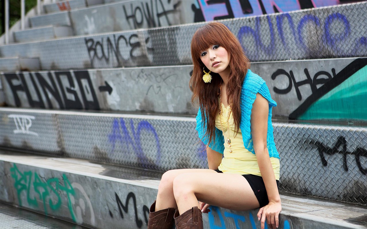 Tchaj-wan MM Yin Fu wallpaper album (1) #7 - 1280x800