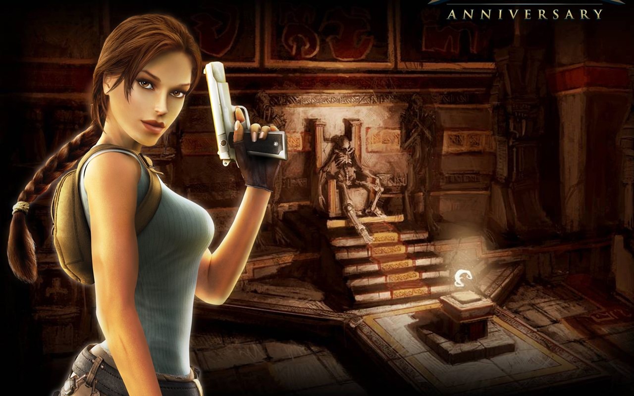 Lara Croft Tomb Raider 10th Anniversary Wallpaper #1 - 1280x800