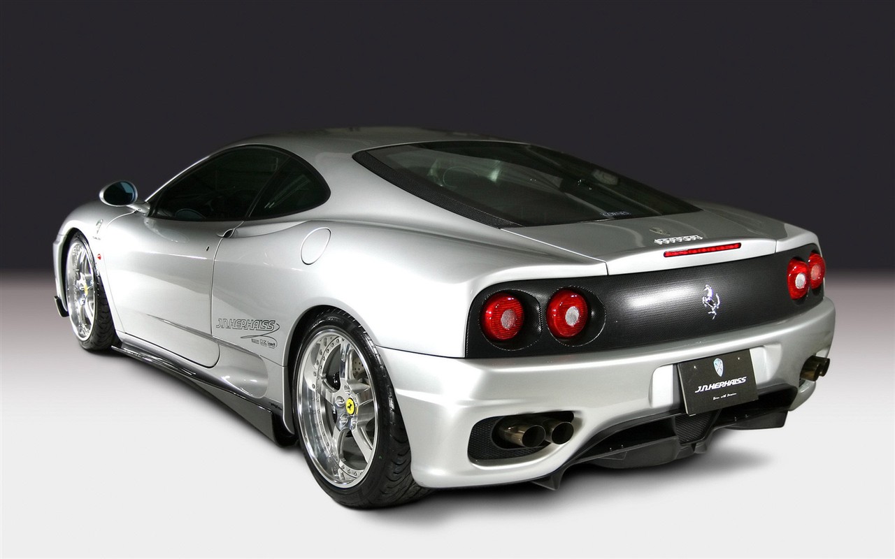 화이트 해골 페라리 F430 배경 화면 #5 - 1280x800