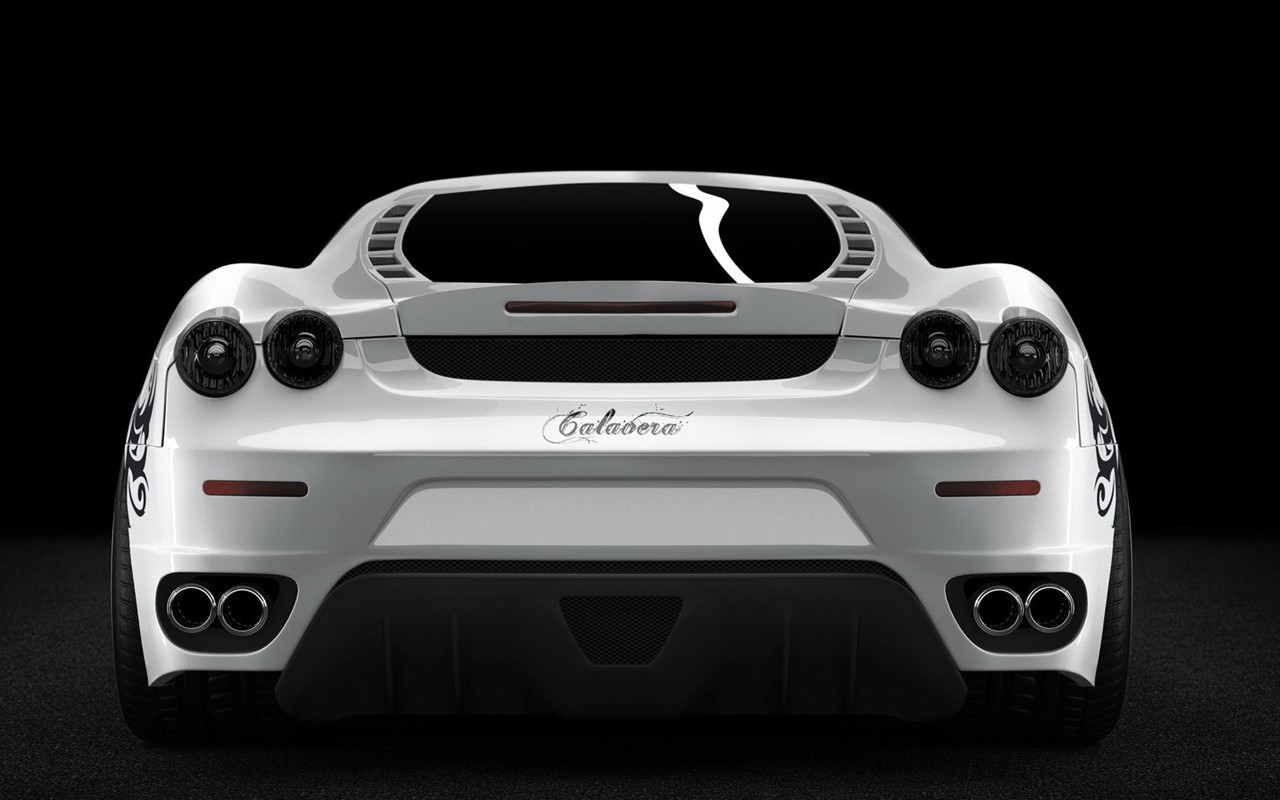 Ferrari F430 White Skull Fondos de pantalla #16 - 1280x800