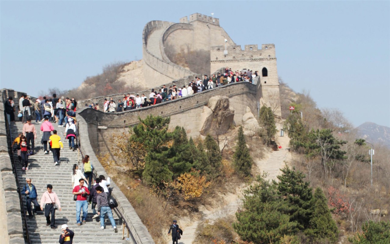 Peking Tour - Badaling Velká čínská zeď (GGC práce) #10 - 1280x800