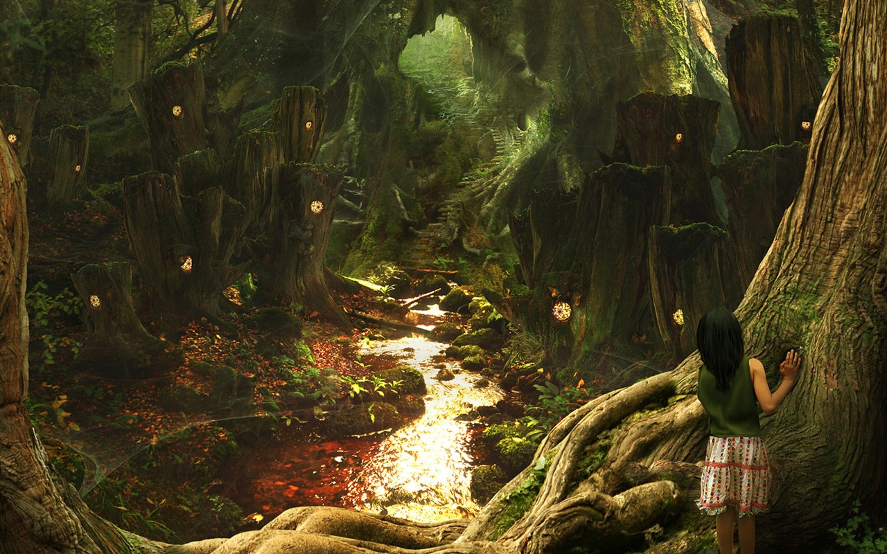 Creative Sen Scéna Wallpaper #19 - 1280x800