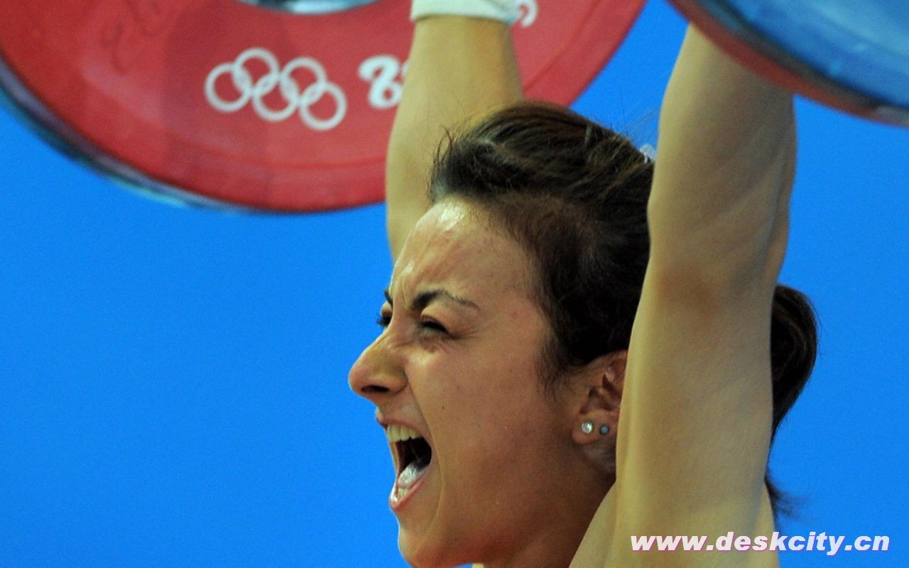 Beijing Olympics Weightlifting Wallpaper #2 - 1280x800
