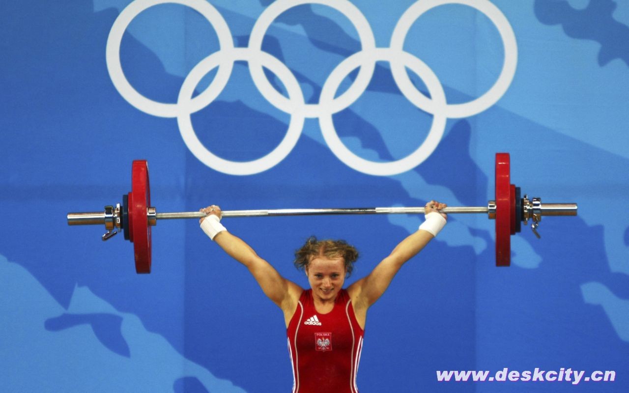 Beijing Olympics Wallpaper Gewichtheben #4 - 1280x800