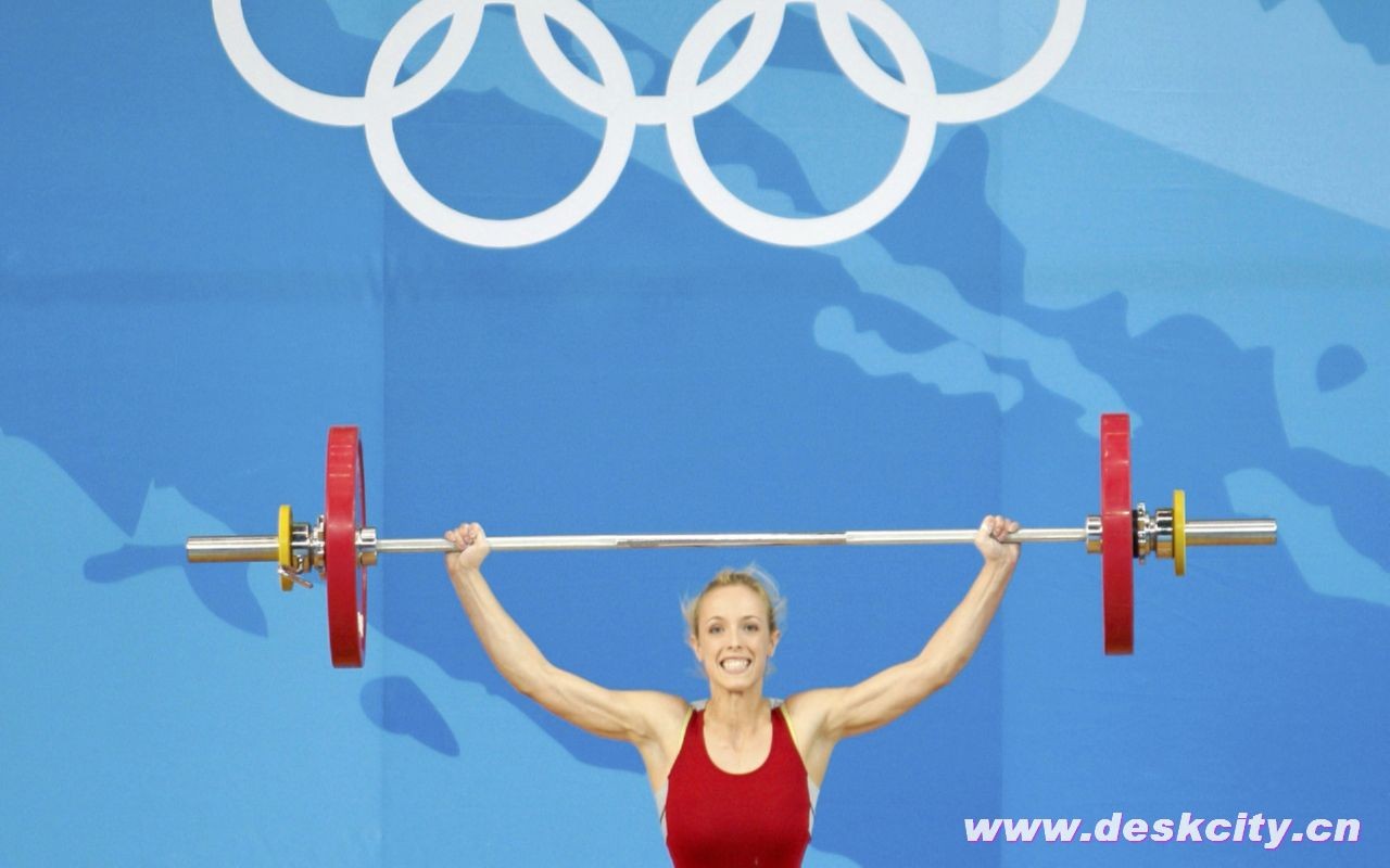 Beijing Olympics Wallpaper Gewichtheben #15 - 1280x800